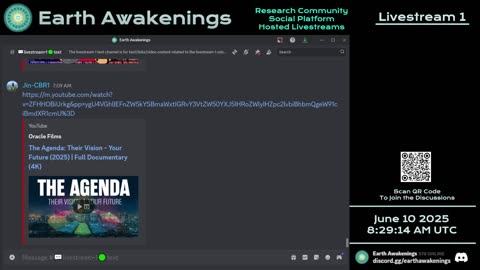 Earth Awakenings - Livestream 1 - #3220 - Live on Rumble/Youtube/X-Twitter/Twitch