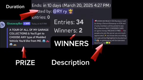 How to add a giveaway on Discord EASY!