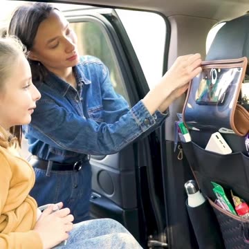 Back of Seat Car Organizer | 7 Pockets + Tablet Pocket