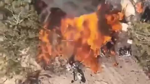 🔥🤩 On Kinburn Spit, Ukrainian SOF destroyed Russian transport with ammunition!