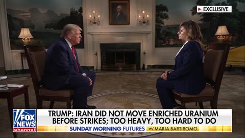 ‘LIKE BUTTER’: POTUS dishes on US strikes against Iran