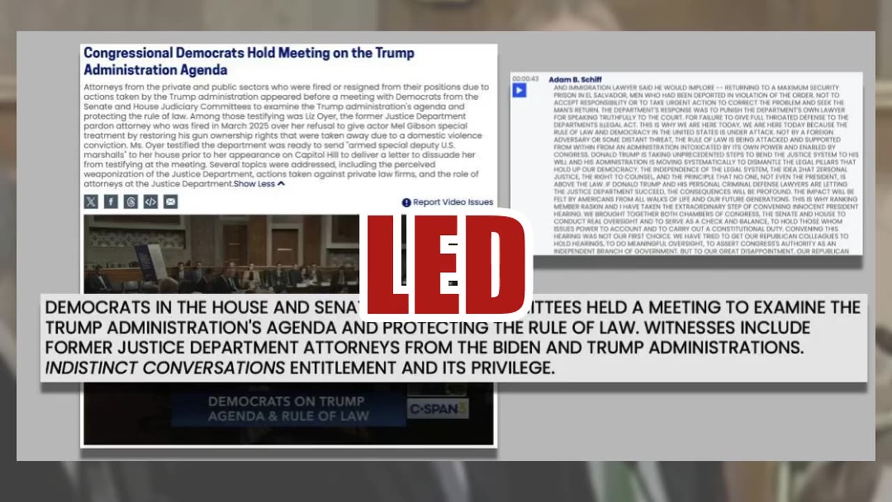 Fact Check: Congressional Democrats Did NOT Hold a Self-Described 'Shadow Government' Hearing