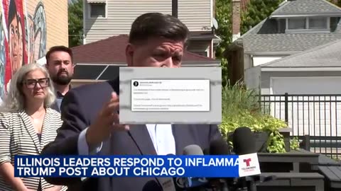 Trump's inflammatory social media post about Chicago draws criticism from Illinois officials