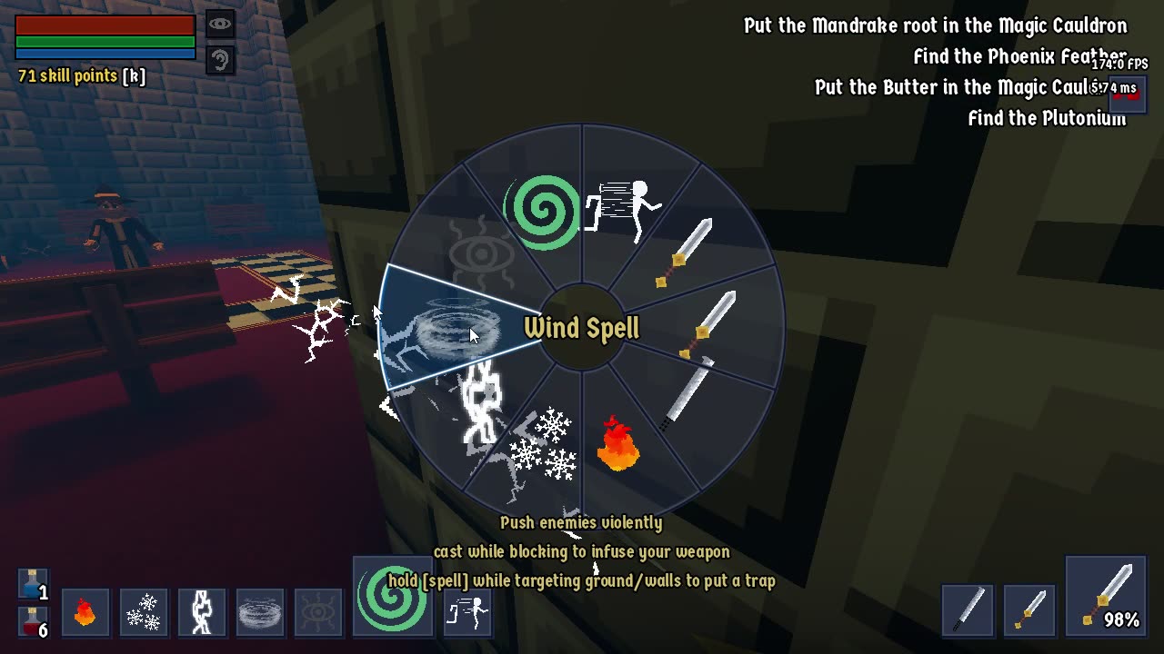 KICKSALOT 0.6.0.02 Wizard School - Mind controlled kid does not recognise friends are dead