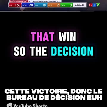 Liberal Victory Projected! 🇨🇦 Canada Elections 2025 Breaking news#news#worldnews#shortvideo #ctvnews