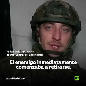 Militar ruso relata la toma de Krasnoarmeisk, en Donbass.