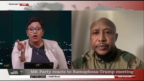 SA-US Relations MK Party reacts to Ramaphosa -Trump meeting
