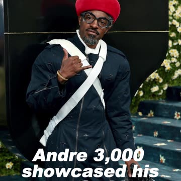 André 3000 Unveils Fashion Line & Music at 2025 Met Gala With Burberry Collab - WorldEye