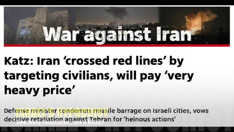 June 13. Iran-Israel War Headlines.
