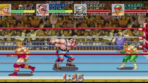 Gunloc + Haggar vs Grater + Stingr Tag Team Battle