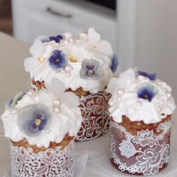 Мягкое кружево для декора ✨Рецепт