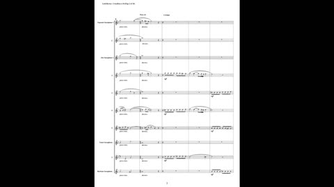 Antonio Lotti – Crucifixus a 10 (Saxophone Choir)