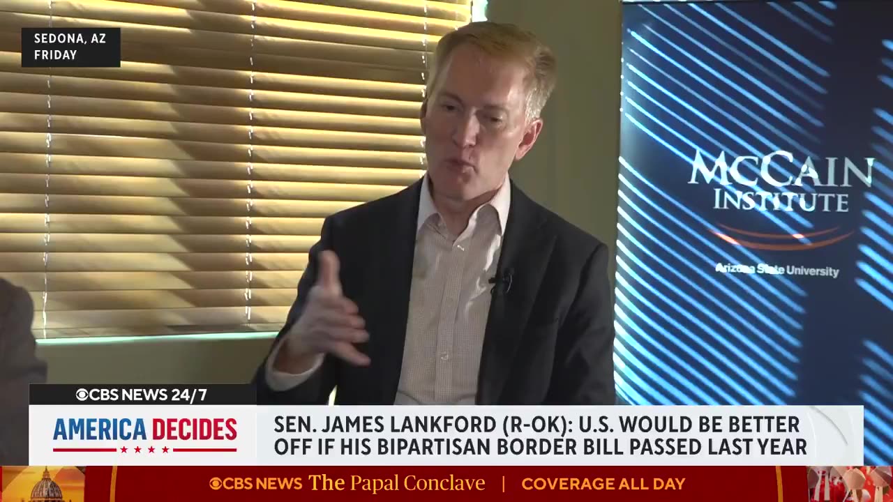 Sen. James Lankford Betrays Trump, Suggests Biden's Border Bill Was Better