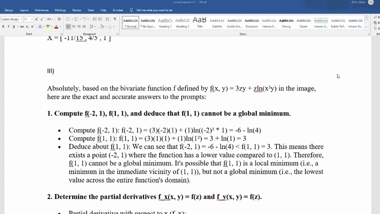 Student Work (Quiz) | ECO 3145 | Economics Quiz Solution | University of Ottawa