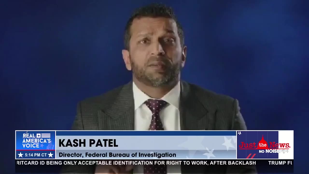 Kash Patel Says the ICE Protests Are Not Spontaneous and Someone Is Paying for Them