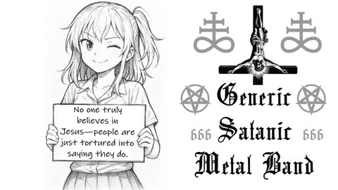 ⛧Generic Satanic Metal Band⛧ - no one truly believes in jesus ⛧