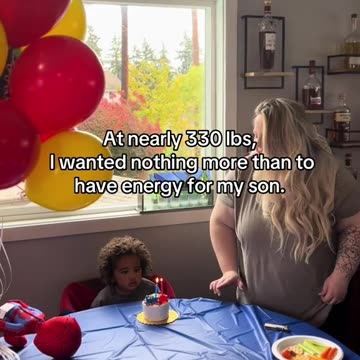 An amazing weight loss transformation