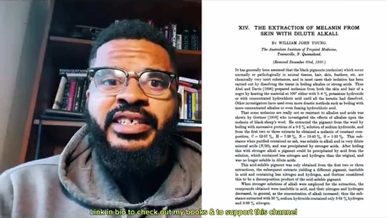 Melanin harvesting