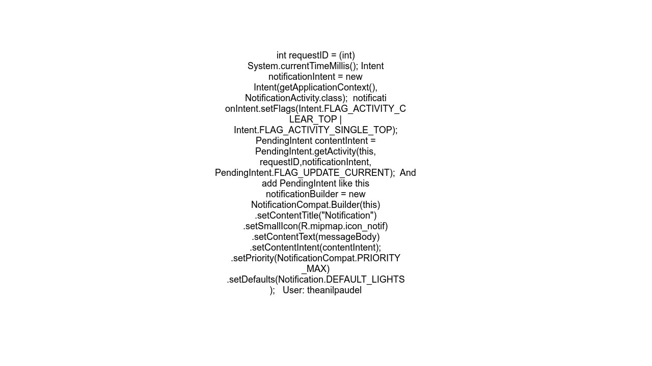 How to automatically open app when receive push notification