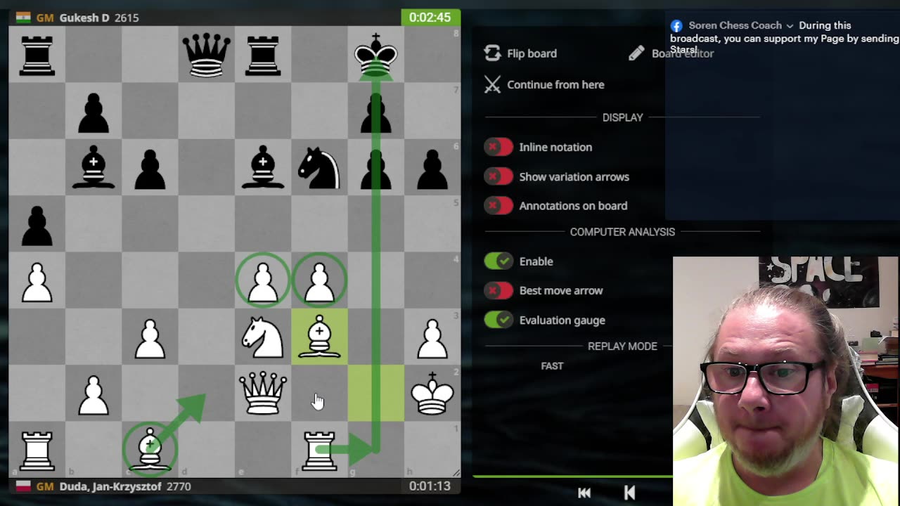 LIVE Chess with Soren