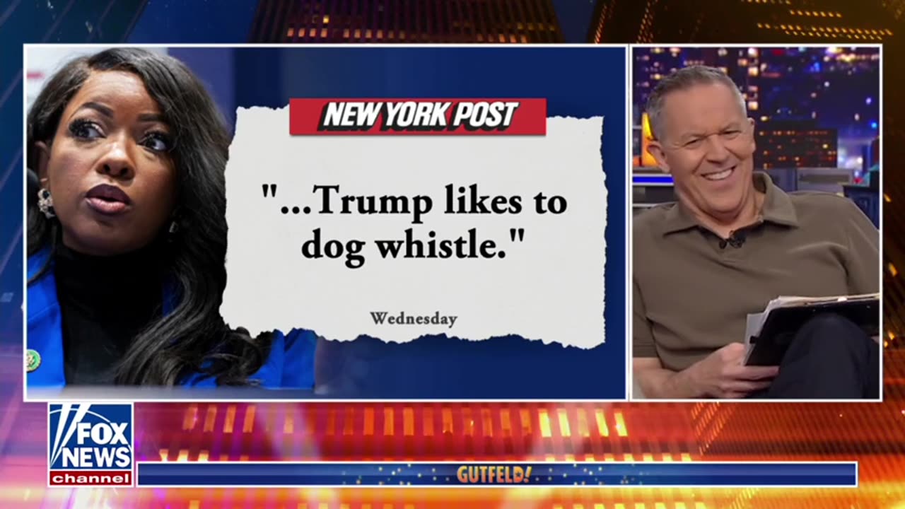 GREG GUTFELD ROASTS DEMOCRAT JASMINE CROCKETT