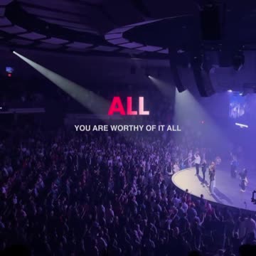You are worthy of it all