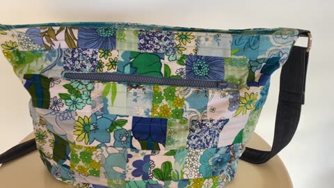 Quilting a Bag from Scraps - New Upcycled Vintage Shoulder Bag