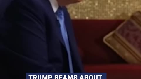 President Trump glows about 11th grandchild: 'The baby is perfect' #shorts #trump #baby #us #news