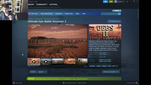 Tutorial For How To Download The Ultimate Epic Battle Simulator 2 On Steam