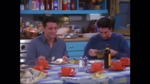 friends bloopers vs. actual scene
