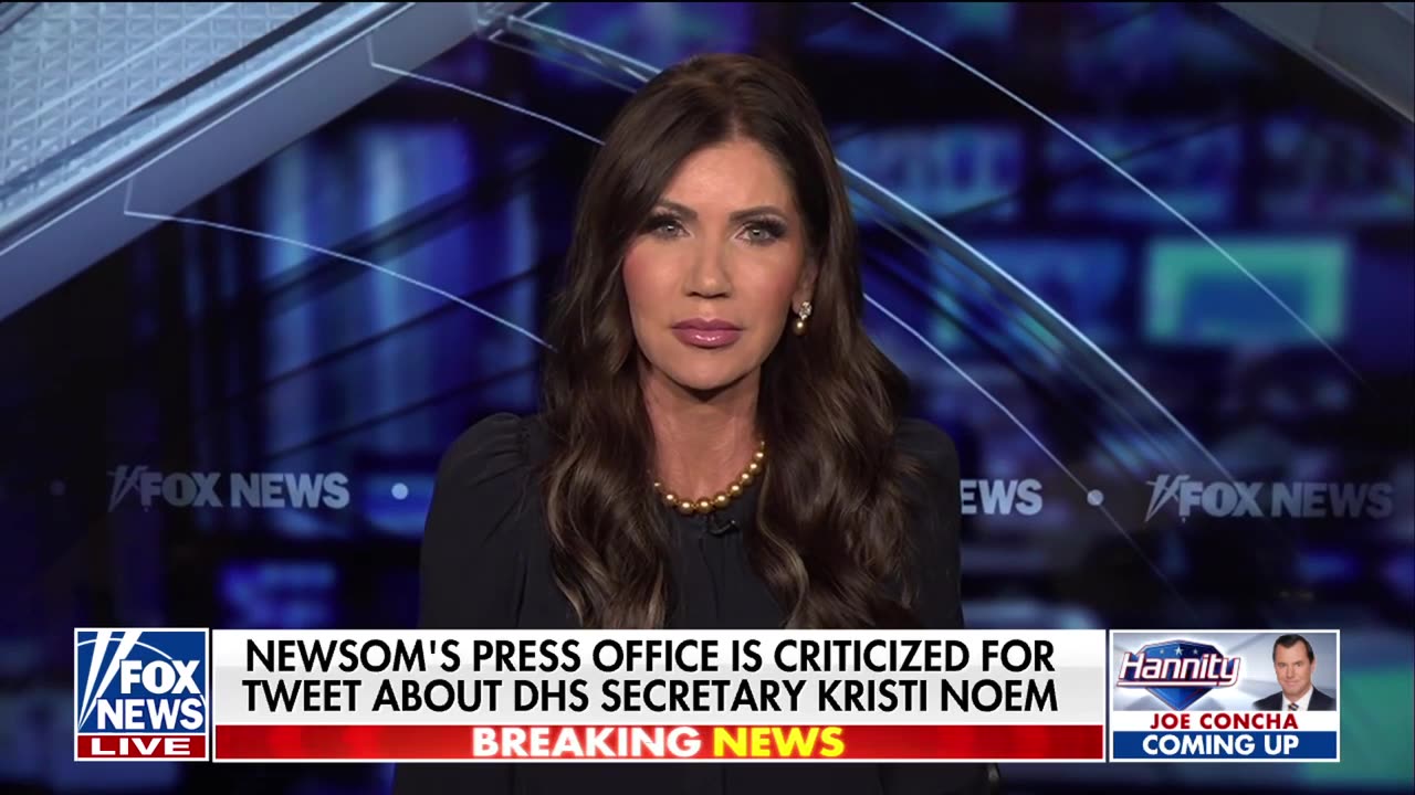 DHS Secretary Kristi Noem Newsom is making it much more dangerous for ICE officers to do their jobs