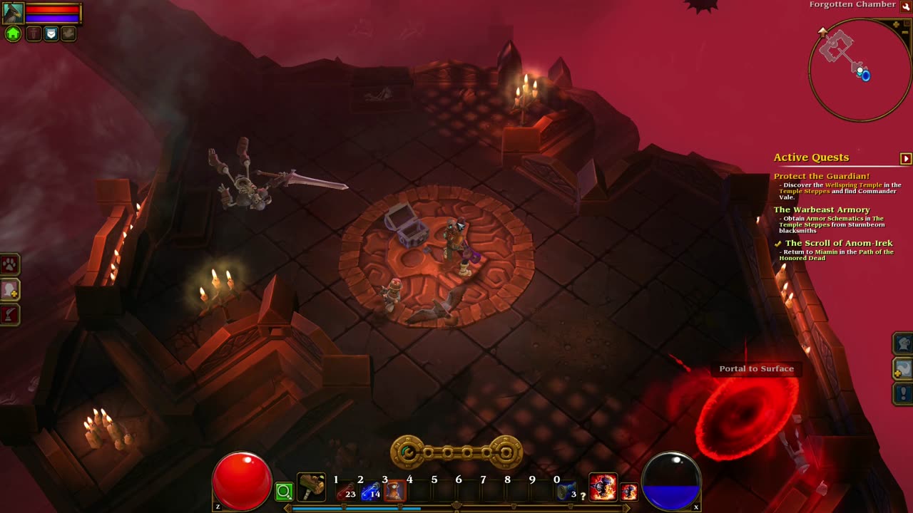 Torchlight II - Forgotten Chamber - Fallen Guardian - Boss Fight [Engineer]