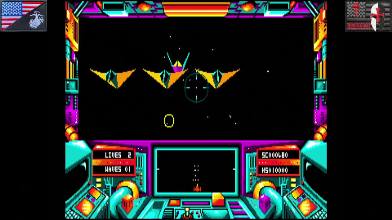 3D Galax (Commodore Amiga 500 - 1989) [EU Only]