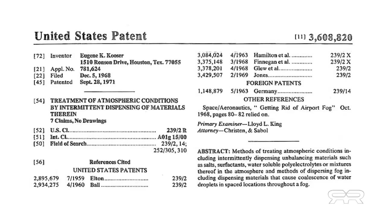 You have to ask yourself why our skies are bombarded with chemtrails..