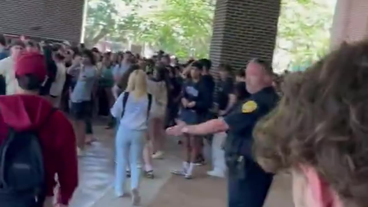 Video: Students leaving building at Florida State University (FSU) after active shooter incident.