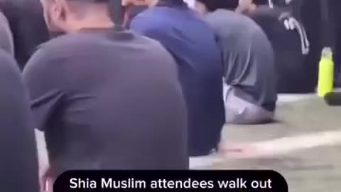 Walk out from majlis