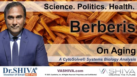 Dr.SHIVA® LIVE: Berberis on Aging @CytoSolve® Systems Analysis