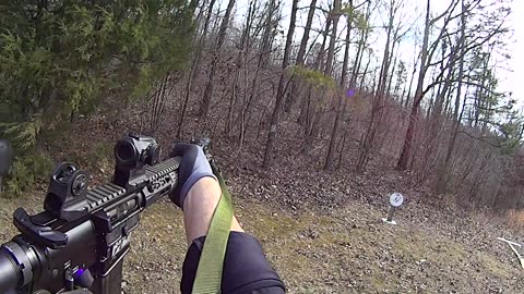 Running the 100 to 7 drill with my 13.7" Rifle