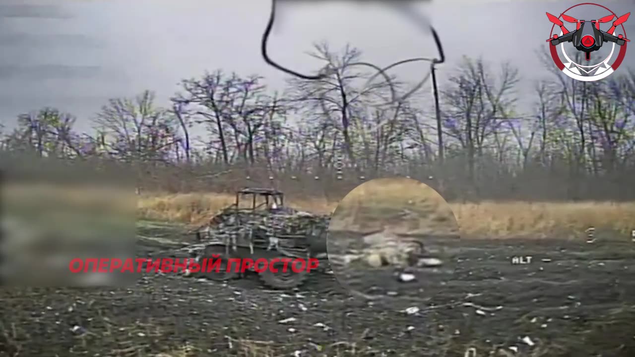 A quad pig stuck in the mud was pushed