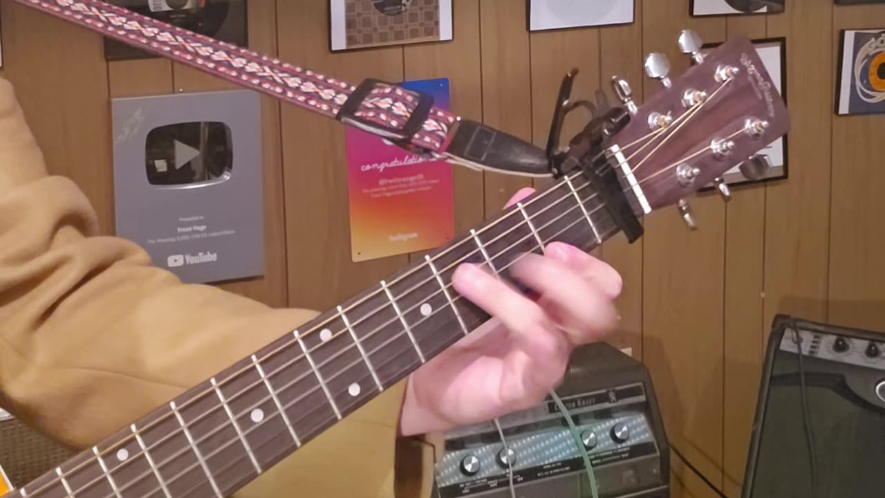 Gerry and the Pacemakers don't let the sun catch you crying guitar cover.