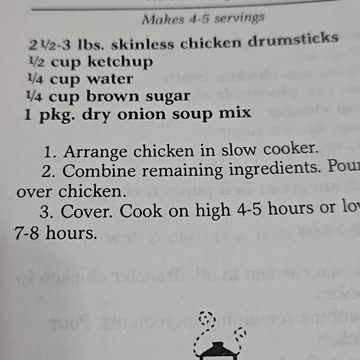 Recipe for Chicken in a Hurry Slow Cooker Recipe