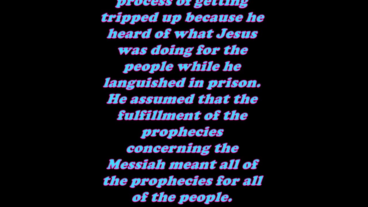 Matthew 11:6 - Daily Bible Verse Commentary