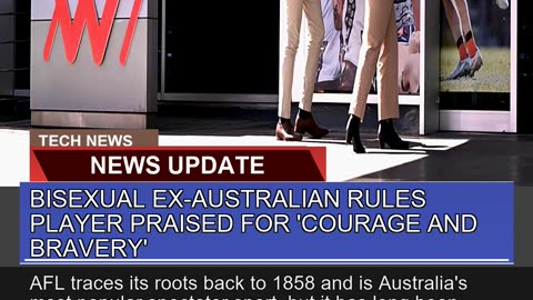 Bisexual Exaustralian Rules Player Praised for C