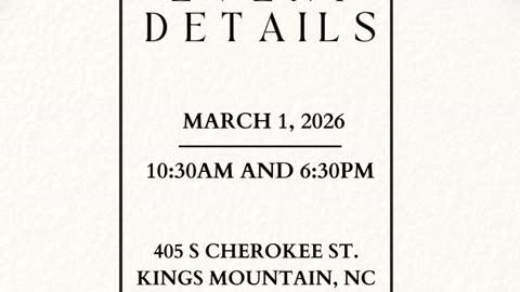 ATTENTION NORTH CAROLINA!