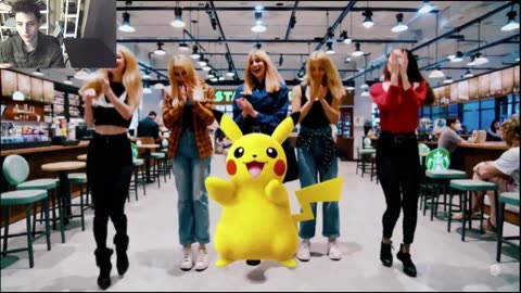 Outtake #1,249 Of Pikachu The Pokemon Dancing With Women At A Starbucks Store Fake Funny Video
