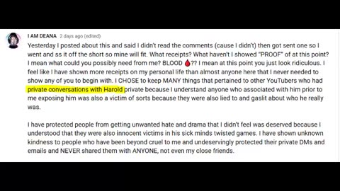Deana lied about having access to Harold's devices and accounts