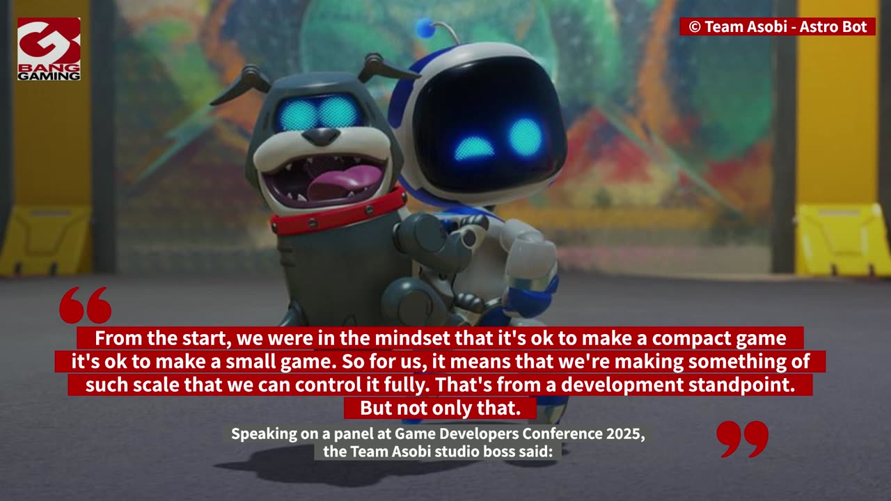 Astro Bot head insists ‘it’s ok to make a small game’ as industry battles financial woes