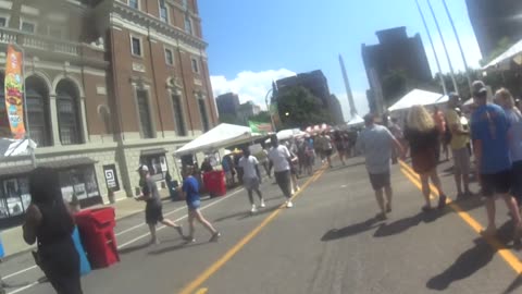 Trike ride to Taste of Buffalo, run into Kathryn Parcheta lick alike, and talk about raping and impregnating sluts at the food festival