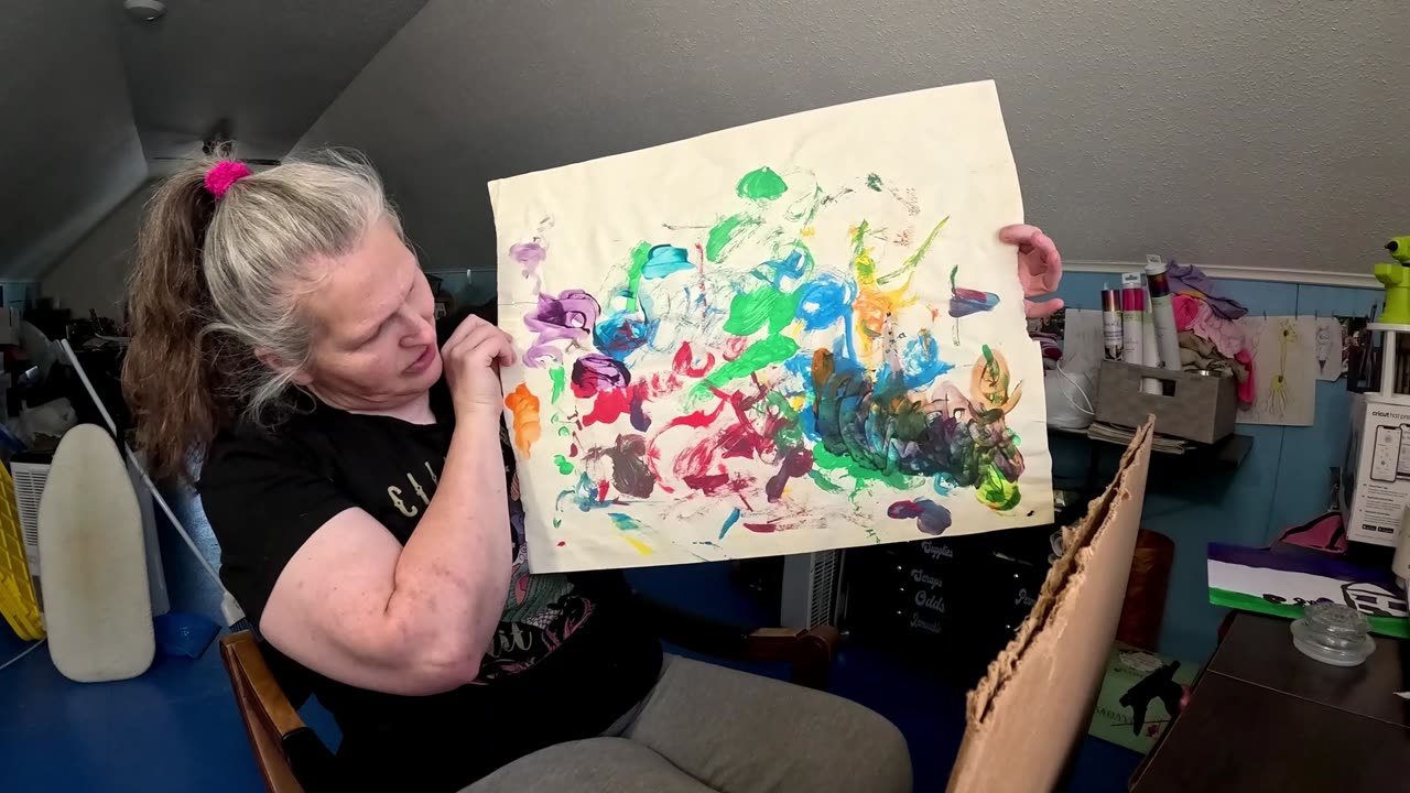 Art Show With Brandy, Found Art From The Grandkids.