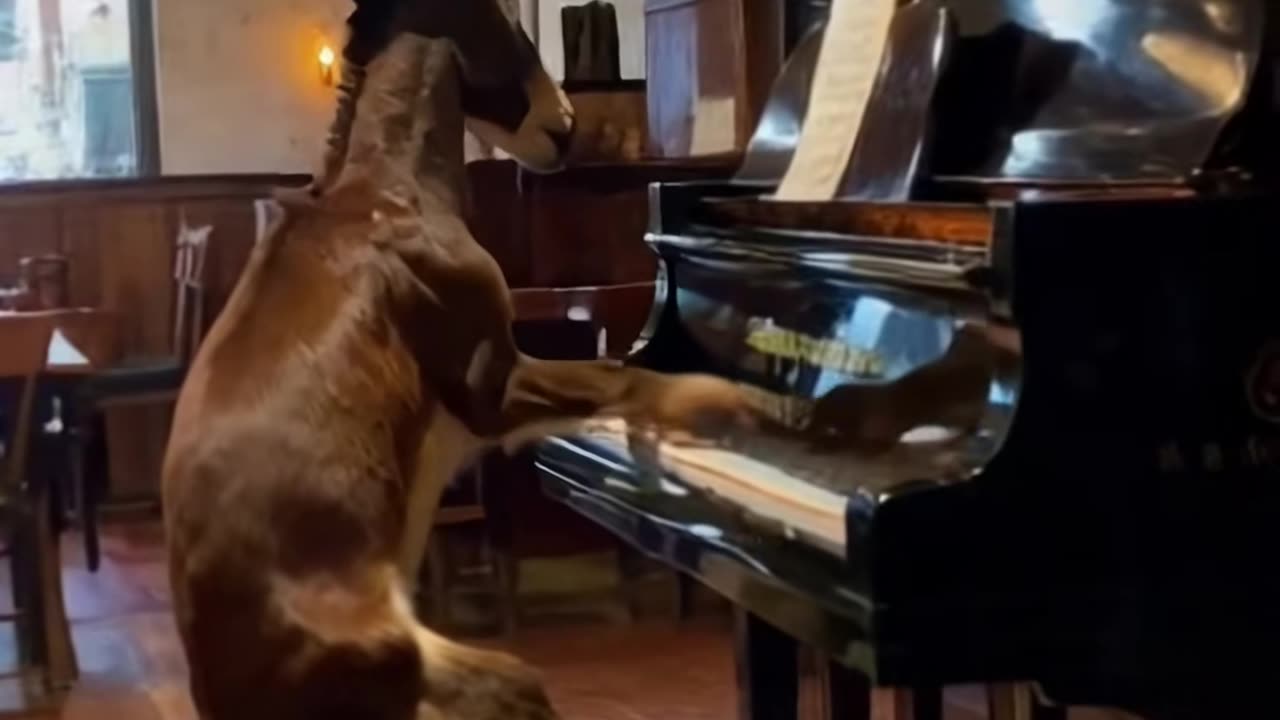 #ai #animal #donkey #piano #fyp